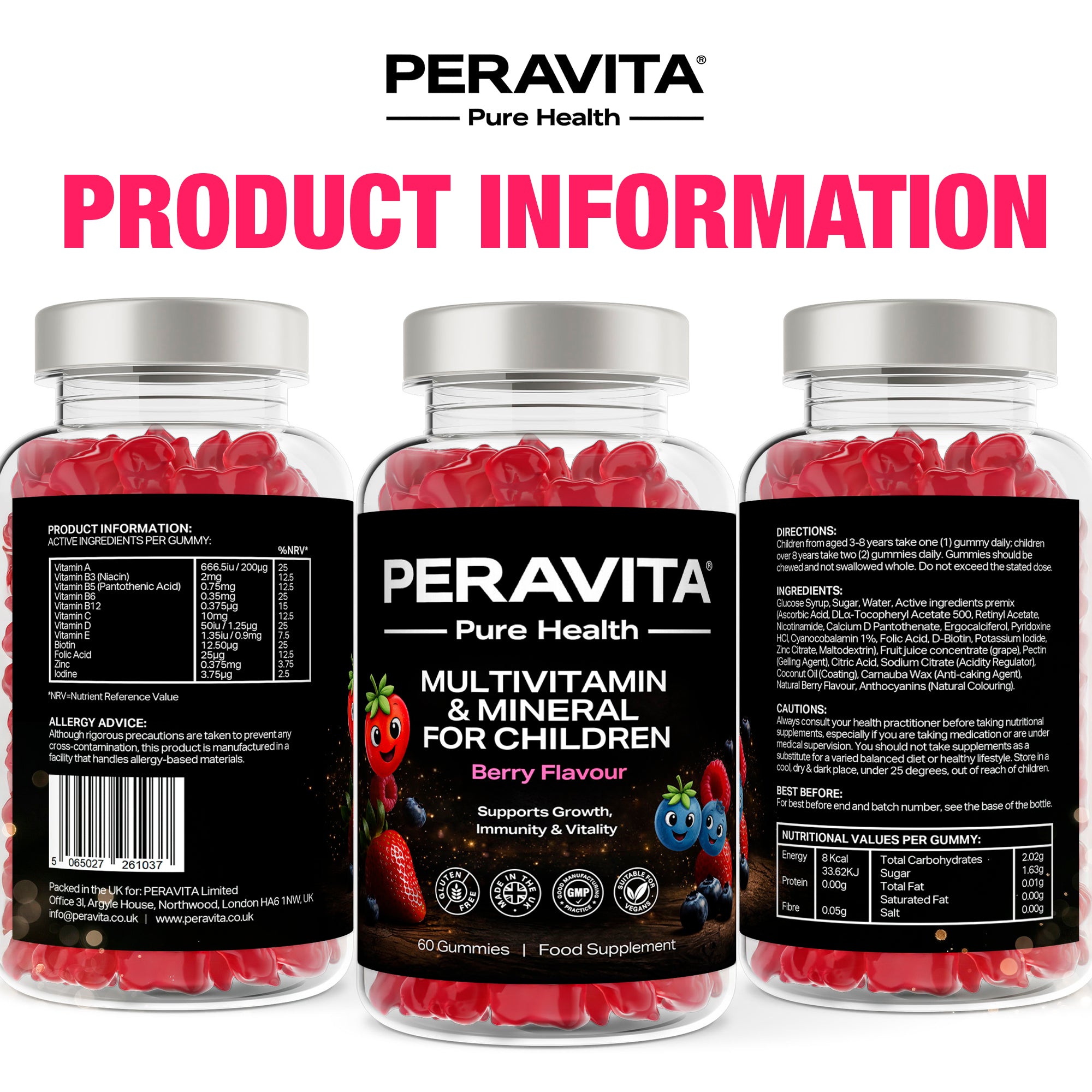 Kids Multivitamin 60 Gummies