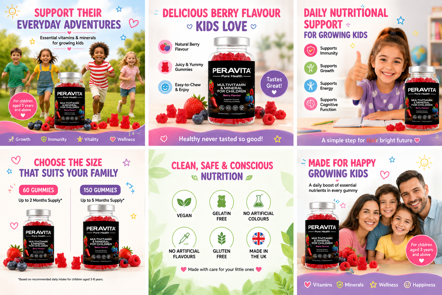 Kids Multivitamin 60 Gummies