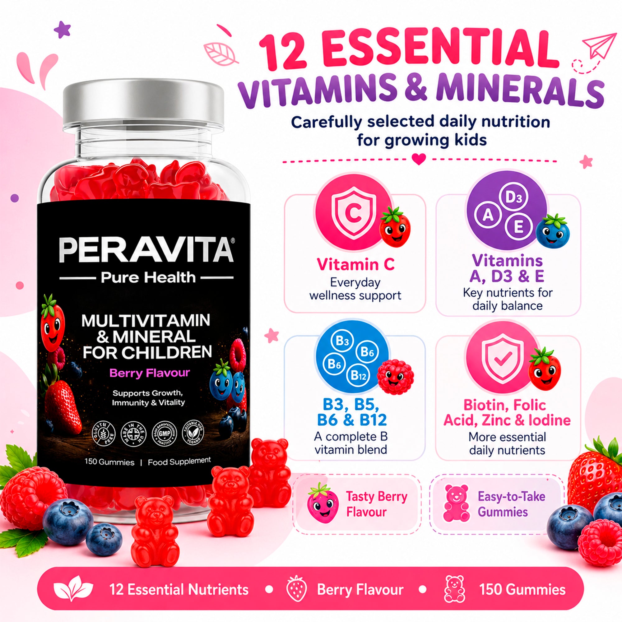 Kids Multivitamin 60 Gummies