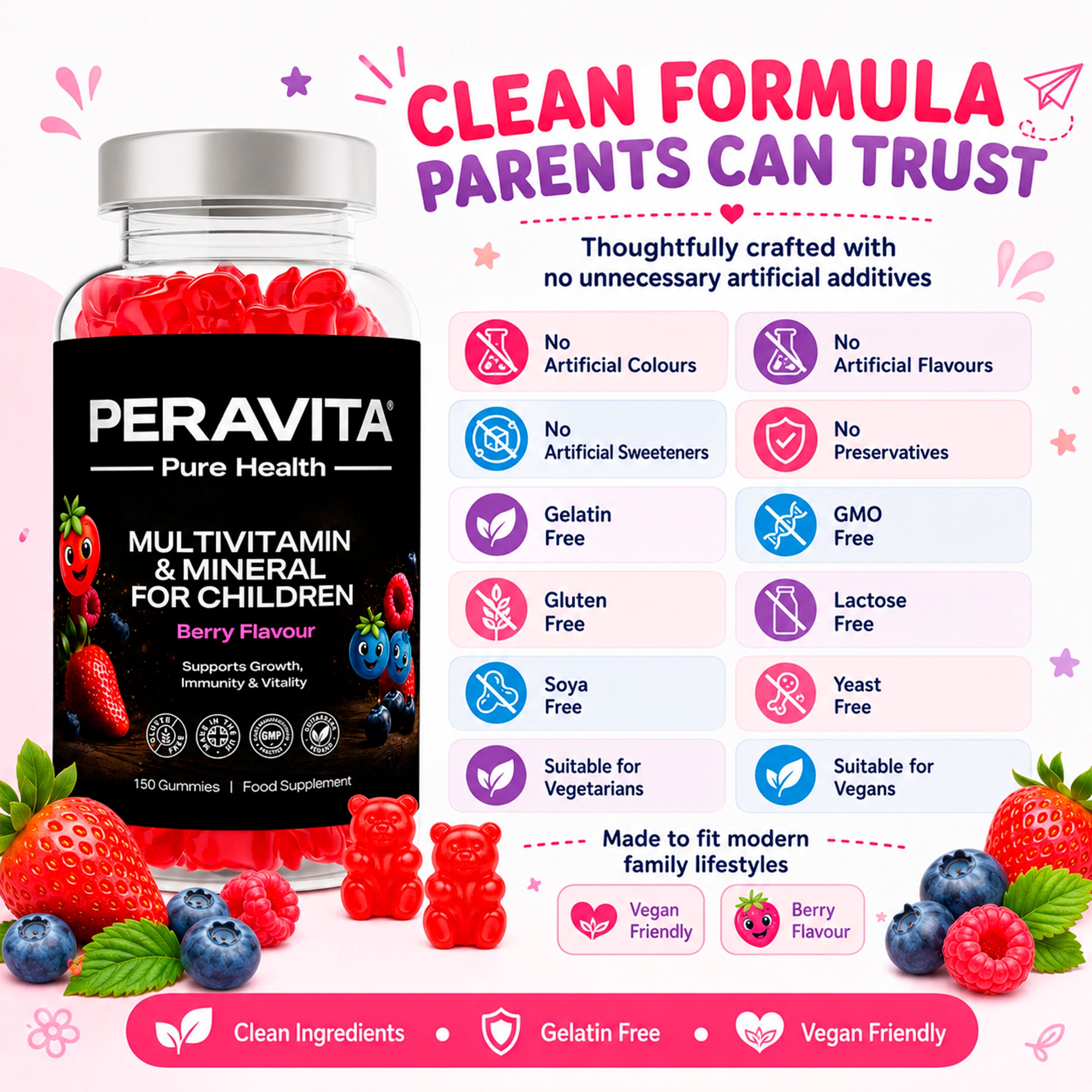 Kids Multivitamin 60 Gummies