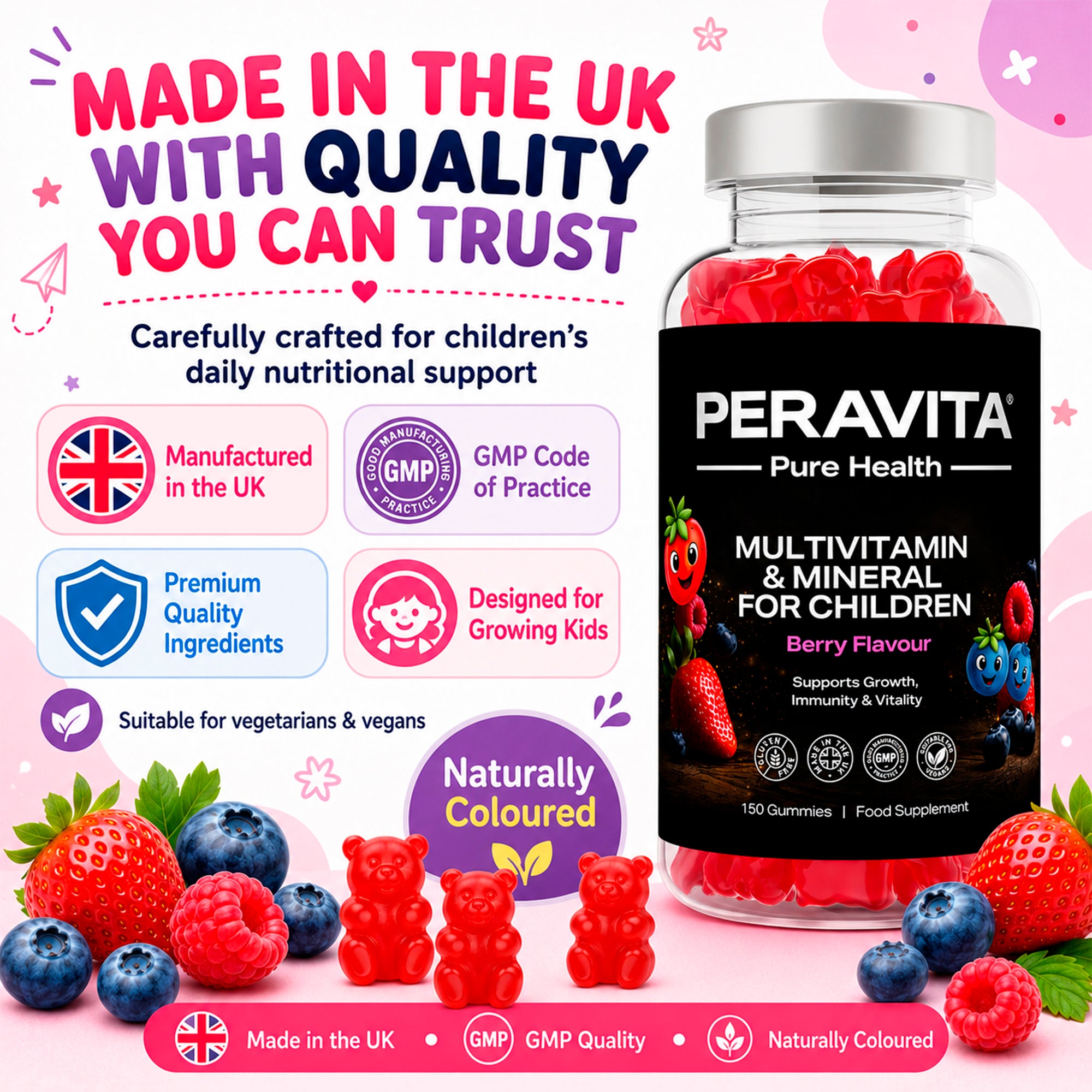 Kids Multivitamin 60 Gummies